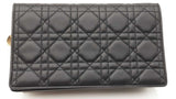 Christian Dior Black Cannage Leather Lady Dior Pouch Crossbody Eb1225pxzdu