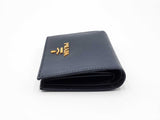 Prada Small Wallet In Navy Blue Saffiano Leather Fw0626wrzdu