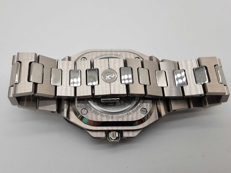 Bell & Ross 41 Br-x5 Ice Blue Dial Steel Automatic Watch Do0425lcrxde