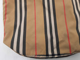 Burberry Phoebe Heritage Stripe Eco-nylon Drawstring Bucket Bag Fw0125crsa