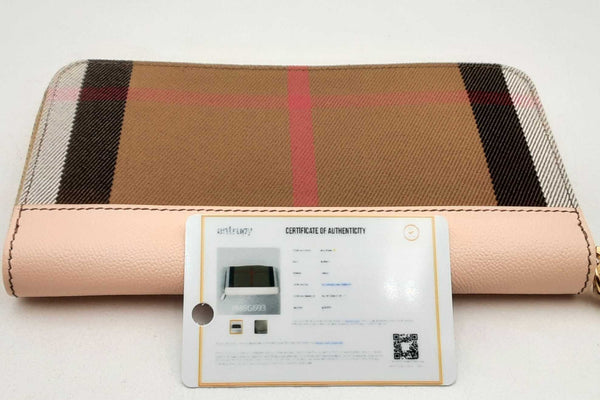 Burberry Check Zip Around Wallet Aa1024lixzsa