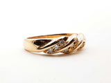 14k Yellow Gold 5.3g 0.45ctw Diamond Ring Size 10.5 Lh0124wxzde