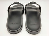 Versace Medusa Plaque Black Rubber Slides Eu 43 Do0125lxzde