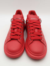 Alexander Mcqueen Oversized Red Leather Sneakers Size 42 Eb0626lxzsa