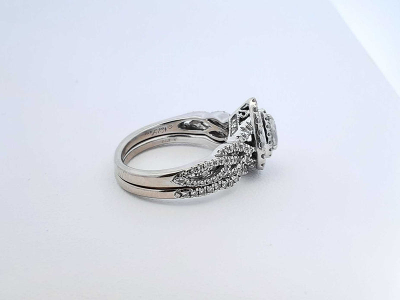 1.92 Cttw Diamond & 14k White Gold Neil Lane Bridal Set 6.7 Grams Size 7 Fw0724lxzxdu