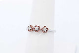 14k Gold Floral Ring With Diamonds 1.8 Grams Size 7 Eb0626loxde