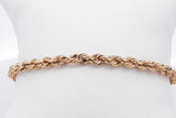 10k Yellow Gold Rope Bracelet 2.9 Grams 9 Inch Eb0426crsa