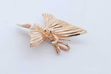 14k Yellow Gold Butterfly Pendant 2.7 Grams Eb0526lcxde