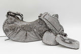 Balenciaga Le Cagole Rhinestone Embellished Shoulder Bag Eb0526rxzdu