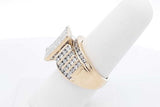 1.6cttw Diamond Ring In 10k Yellow Gold 9.8 Grams Size 7 Eb0826coxdu