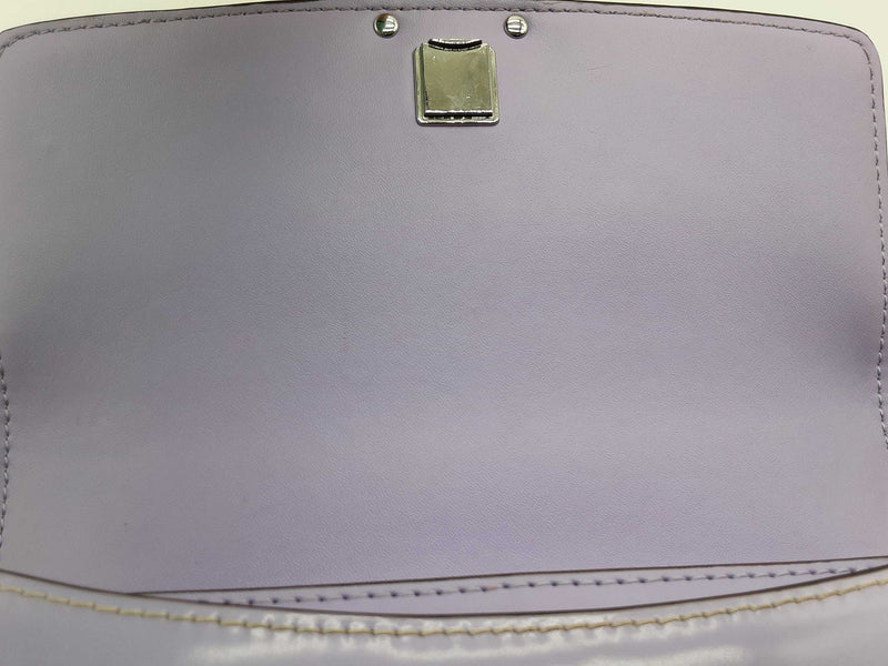 Tory Burch Britten Lavender Purple Leather Chain Shoulder Bag Do0325lxzde