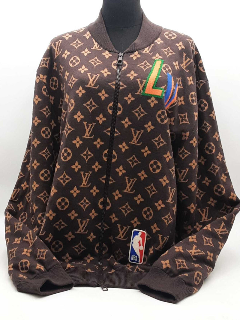 Louis Vuitton X Nba Graphic Blouson Monogram Brown Xxl Aa0925wzxsa