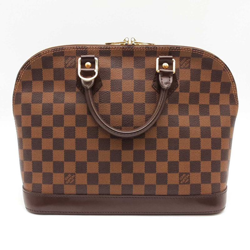 Louis Vuitton Alma Damier Ebene Hand Bag Sd0525ecrde