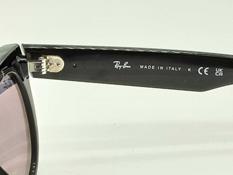 Ray-ban Rb R0502s Reverse Wafarer Black Sunglasses Do1024rxde