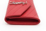 Yves Saint Laurent Quilted Envelope Cassandre Matelasse Wallet Eb0826orxsa