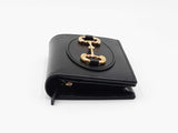 Gucci Horsebit 1955 Card Case Wallet In Black Calfskin Leather Fw1225lpzdu