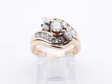 1.67 Cttw Diamond & 14k Yellow Gold Bridal Set 4.6 Grams Size 5.5 Fw0825lwrxdu