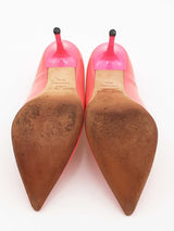Jimmy Choo Hot Pink Patent Leather Pumps Size 36.5 Eb0626crsa