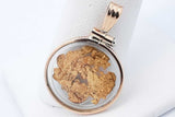 14k Yellow Gold Nugget Pendant 2.3 Grams Eb0526crde