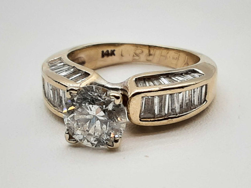 Approx 7.4 Ctw Diamonds 14k White Gold 6.6g Ring Size 6.25 Do0125wxzxde