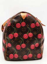 Louis Vuitton X Takashi Murakami Monogram Cerises Keepall 45 Eb0626exzsa