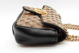 Gucci Diagonal Quilted Gg Monogram Canvas Marmont Shoulder Bag Eb0526irxde