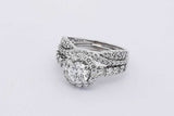 1.61cttw Diamond Ring In 14k White Gold 6 Grams Size 7.75 Eb0126llrxsa