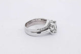 1.55cttw Diamond 14k White Gold Ring 7.7 Grams Size 6 Eb0626oxxzsa
