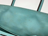 Hermes Birkin 30 Bleu Atoll Tiffany Blue Epsom Gold Hardware Handbag Do0125lpxzxde