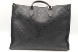 Louis Vuitton Onthego Gm Black Monogram Empreinte Leather Tote Bag Sd0526ezxdu