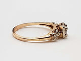 0.22 Cttw Natural Diamonds 14k Two-tone Gold 2.5g Ring Size 5.25 Do0126lrxde