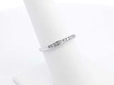 0.13 Cttw Diamond & 10k White Gold Channel Wedding Band 1.2g Size 7 Fw0426irdu