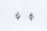 Diamond Stud Earrings In 14k White Gold 2.1 Grams Eb1224lwldu