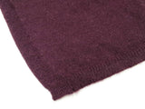 Chanel Aubergine Purple Cashmere Scarf Eb0426lrxsa