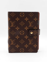 Louis Vuitton Medium Ring Agenda Cover In Monogram Coated Canvas Fw0326ozxdu