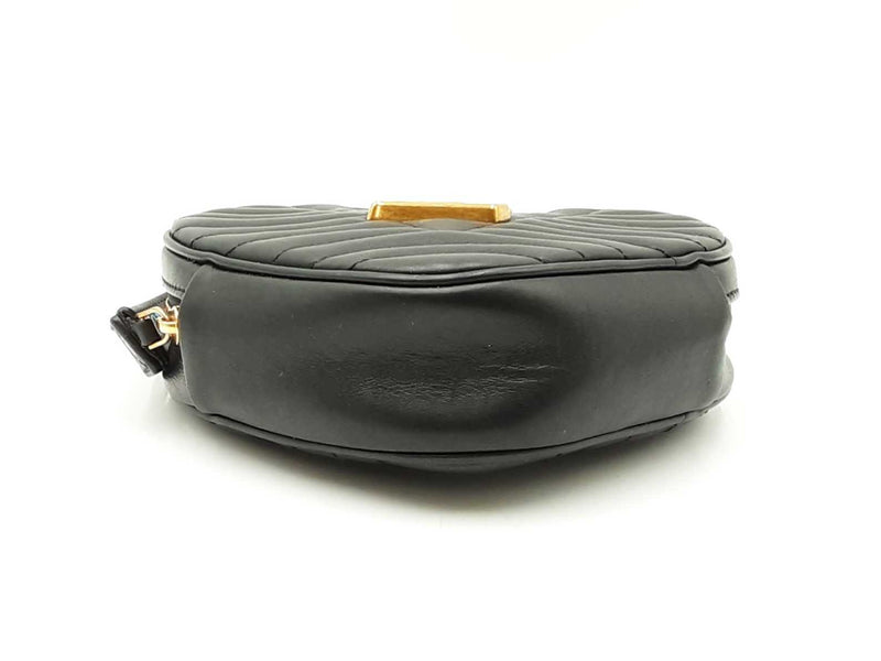 Louis Vuitton New Wave Heart Bag In Black Quilted Leather Fw0725crzdu