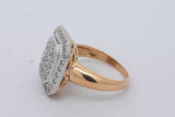 0.53cttw Diamond Ring In 18k Yellow Gold 7.2 Grams Size 8 Eb0726cxzsa
