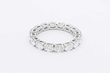 2.08cttw Lab Grown Diamond Eternity Band 14k White Gold 2.1g Size 6 Eb0826irxsa