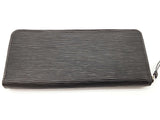 Louis Vuitton Black Epi Leather Zipper Wallet Do0625crde