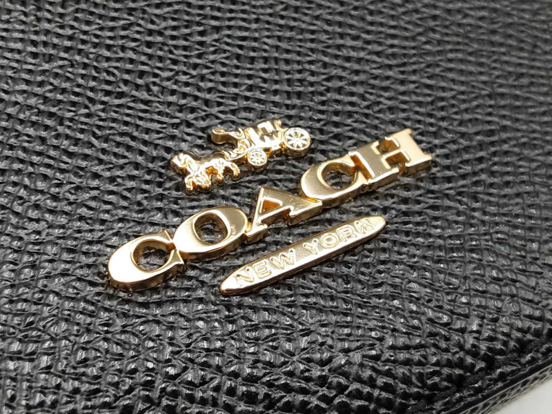 Coach Mini Serena Crossbody Bag In Black Pebble Leather Fw0725wzdu