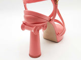 Chanel Goatskin Parthenon Platform Heels Pink Size 36 Aa0525crsa