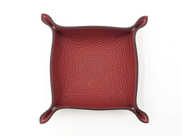 Hermès Mises Et Relances H Evelyne Taurillon Leather Change Tray