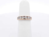 0.90 Cttw Diamond & 14k Yellow Gold Channel Ring 2.7 Grams Size 5.5 Fw0625lrxdu