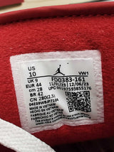 Nike Air Jordan 2/3 "White Varsity Red" Sneakers Size 10 Fw0126wzdu