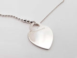 Tiffany & Co. Heart & Arrow Bead Necklace In Silver 15.8g 28 Inch Fw0526lo Zdu