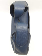 Prada Navy Blue Pebbled Leather Hobo Tote Bag Do0525rrxde