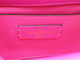 Valentino Garavani Roman Stud Small Pink Leather Shoulder Bag Fw0124lxzxdu