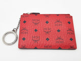 Mcm Ruby Red Visetos Original Key Pouch Sd0726rxde