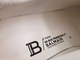 Balmain B Court White Leather Sneakers Size 9 Eb0626lrxsa