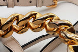 Versace La Medusa Black & White Leather Top Handle Bag Eb0926erxde